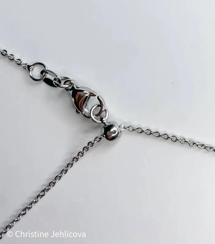 Necklaces HoopLa Style Gemstone Perfume Bottle Necklace Oval