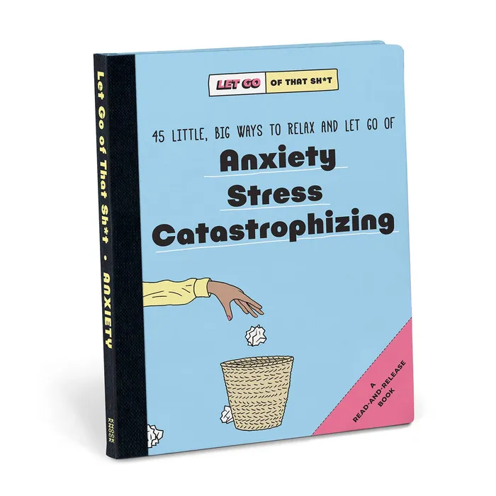 Necklaces Knock Knock Let Go of That Sht Book Anxiety