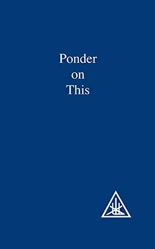 Necklaces Lucis Publishing Company Ponder on This A Compilation