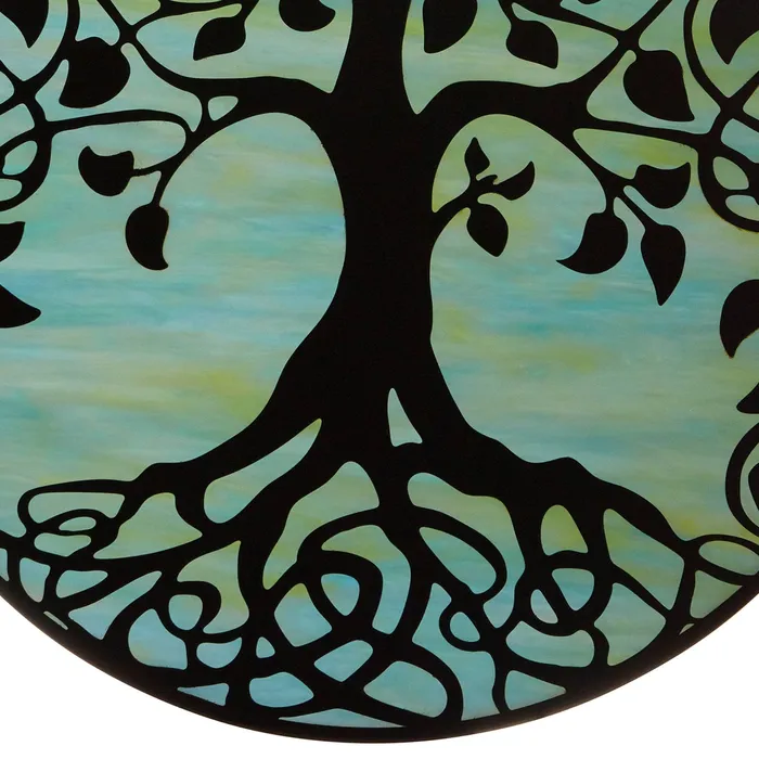 Necklaces River of Goods 10H Tree of Life Stained Glass Window Panel