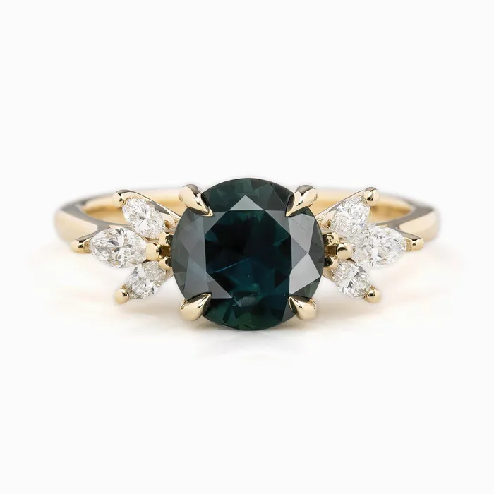 Nova Ring 196ct Deep Blue Queensland Sapphire 14k Yellow Gold One of a kind Envero Jewelry Rings Nova Ring 196ct Deep Blue Queensland Sapphire 14k Yellow Gold One of a kind Envero Jewelry Rings