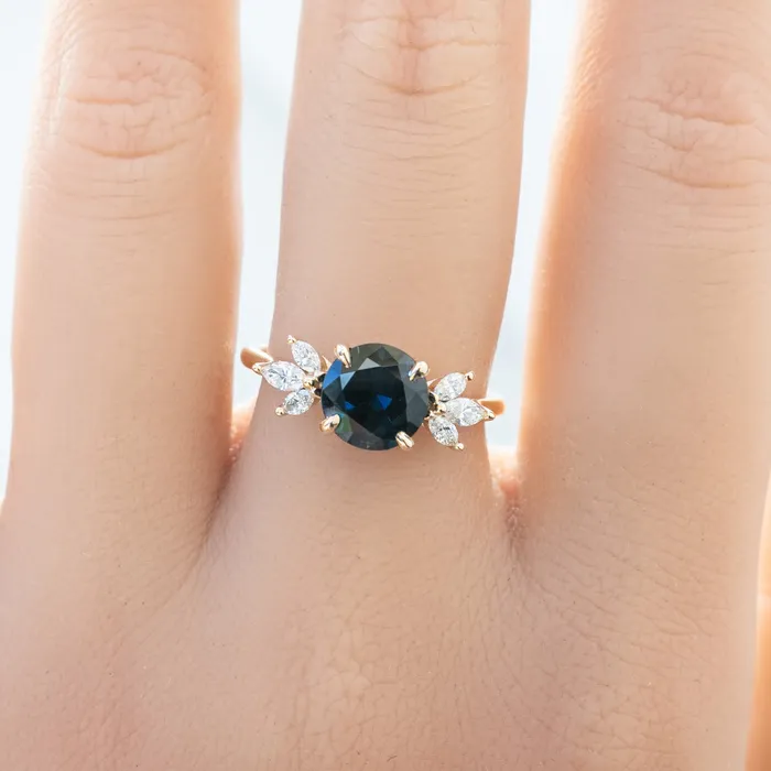 Nova Ring 196ct Deep Blue Queensland Sapphire 14k Yellow Gold One of a kind Envero Jewelry Rings Nova Ring 196ct Deep Blue Queensland Sapphire 14k Yellow Gold One of a kind Envero Jewelry Rings