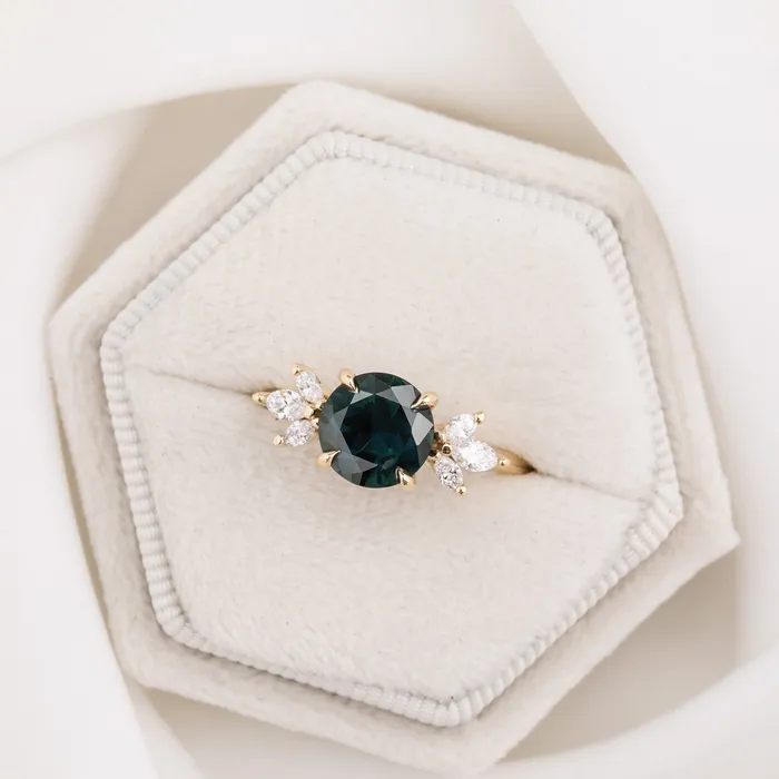 Nova Ring 196ct Deep Blue Queensland Sapphire 14k Yellow Gold One of a kind Envero Jewelry Rings Nova Ring 196ct Deep Blue Queensland Sapphire 14k Yellow Gold One of a kind Envero Jewelry Rings