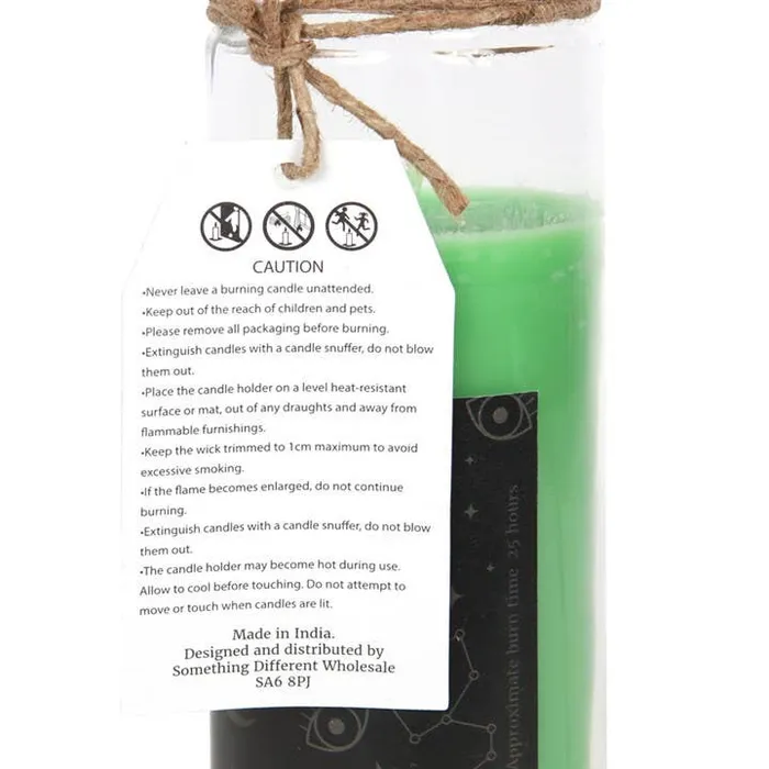PACIFIC GIFTWARE Necklaces Luck Magic Spell Candle Green Tea Scent