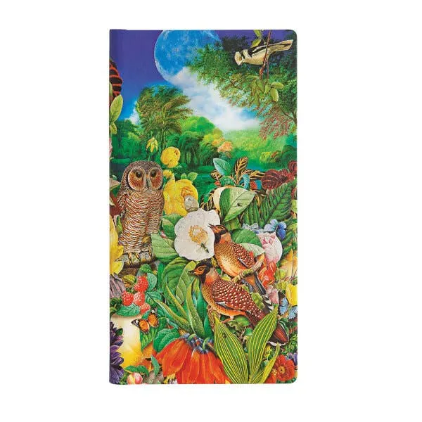Paperblanks Necklaces Moon Garden Hardcover Journal Slim Lined