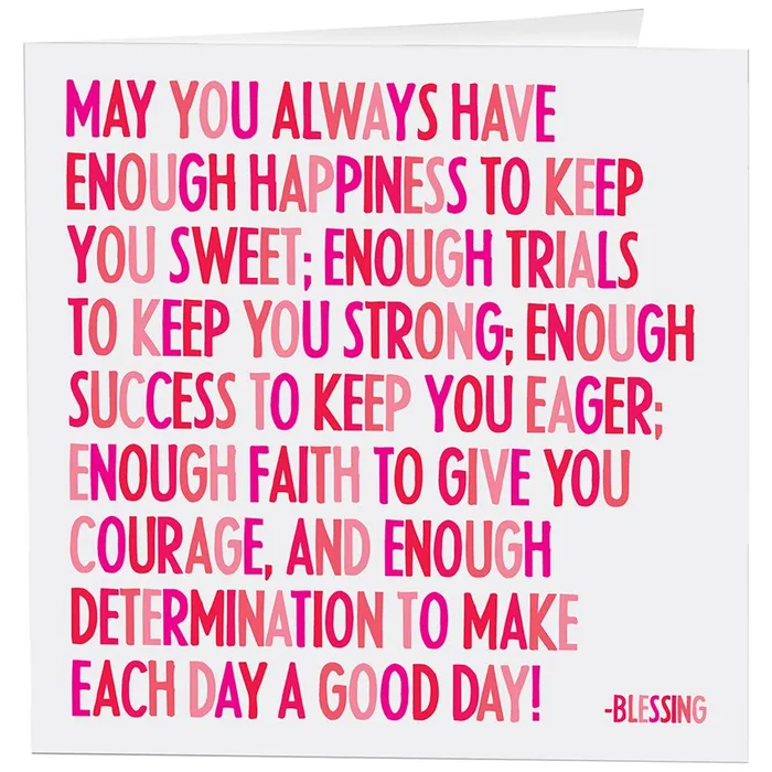 Quotable Earrings Cards Always Have Happiness Blessing