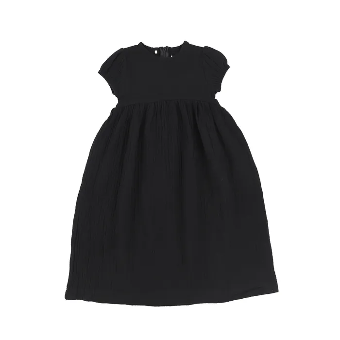 Rings Analogie Shabbos Robe Short Sleeve Black Analogie