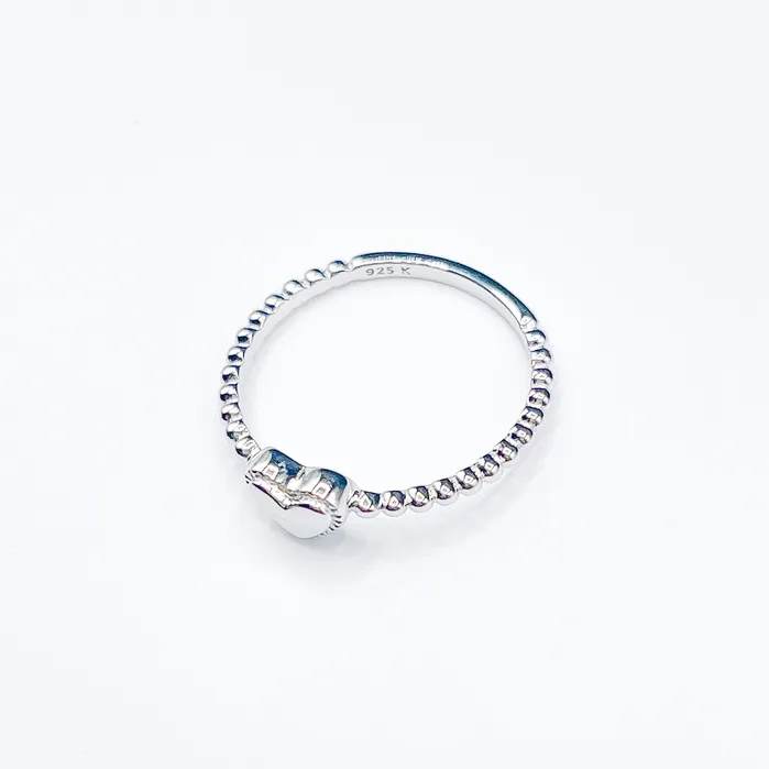 Rings ellie k co Heart Beaded Ring