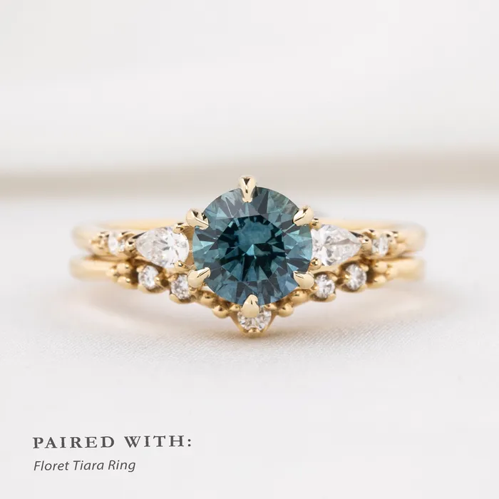 Rings Envero Jewelry Estel Fleur Petal Ring 130ct Teal Blue Montana Sapphire 14k Yellow Gold One of a kind Rings Envero Jewelry Estel Fleur Petal Ring 130ct Teal Blue Montana Sapphire 14k Yellow Gold One of a kind
