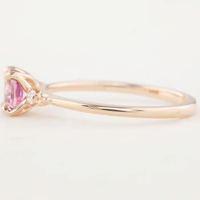 Rings Envero Jewelry Estel Ring 081ct Cushion Cut Fuchsia Pink Spinel 14k Rose Gold One of a kind Rings Envero Jewelry Estel Ring 081ct Cushion Cut Fuchsia Pink Spinel 14k Rose Gold One of a kind
