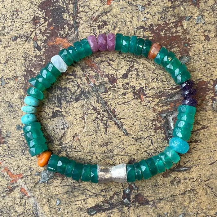 Riverstone Bracelets Green Onyx Shazam Bracelet