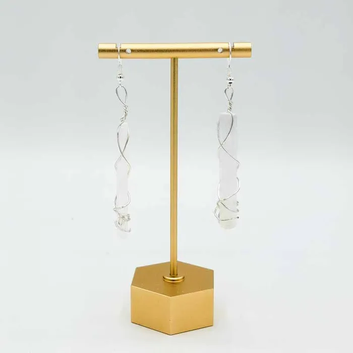 Sangoma LLC Earrings WireWrapped Dangle Earrings