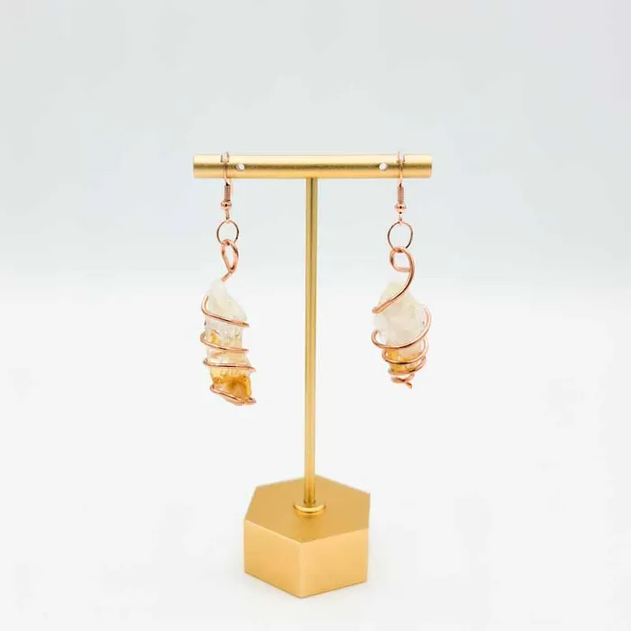 Sangoma LLC Earrings WireWrapped Dangle Earrings