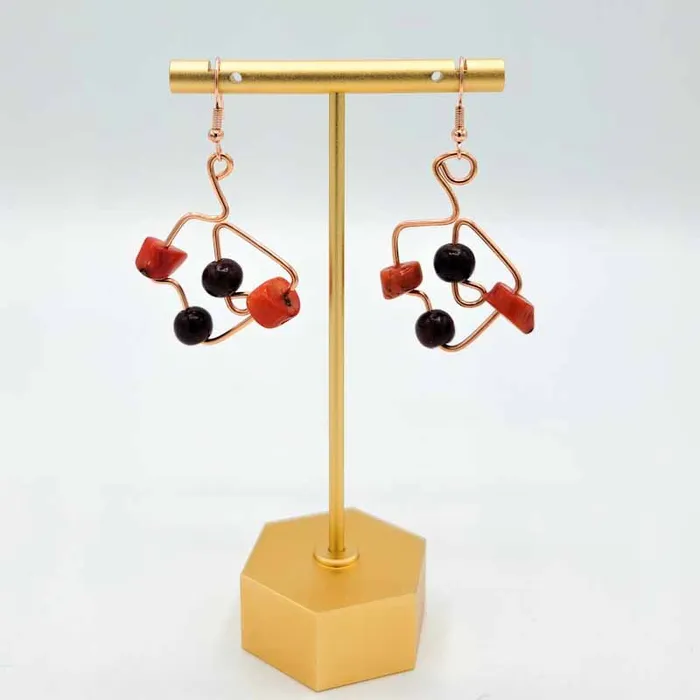 Sangoma LLC Earrings WireWrapped Dangle Earrings