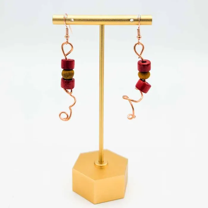 Sangoma LLC Earrings WireWrapped Dangle Earrings