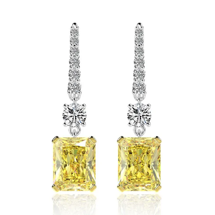 Shineofidamond Earrings Vintage 35 Carat Drop Earrings