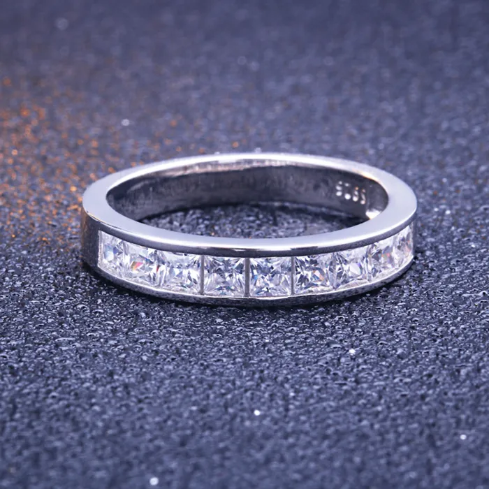 Shineofidamond Rings 15 Carat Princess Cut Wedding Bridal Set