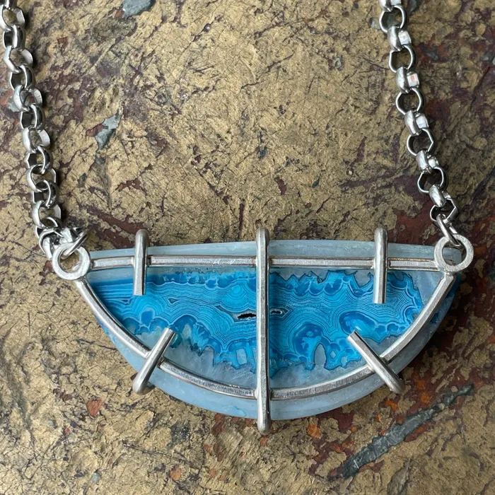 Silver Moon Alchemy Necklaces Sterling and Druzy Necklace