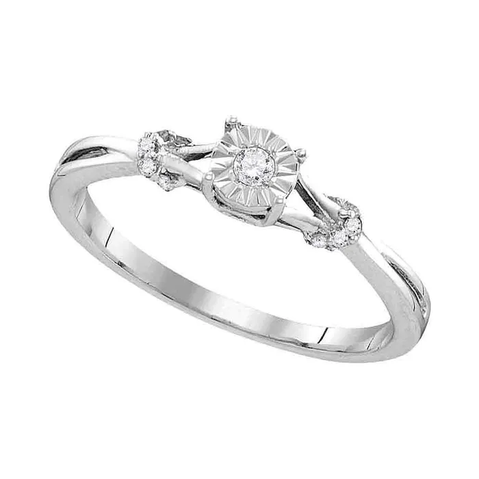 Sterling Silver Womens Round Diamond Solitaire Bridal Wedding Engagement Ring 110 Cttw mayamila Rings Sterling Silver Womens Round Diamond Solitaire Bridal Wedding Engagement Ring 110 Cttw mayamila Rings