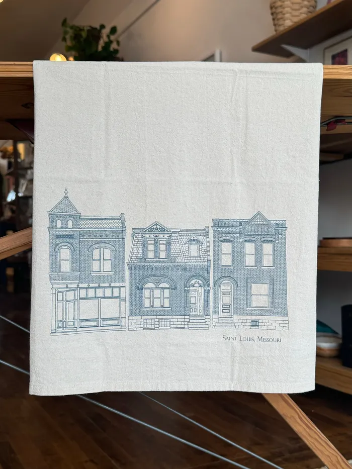STL Flour Sack Towel Denim Sprouted Designs Wholesale Earrings