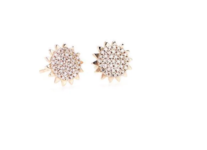 Sunburst Earrings 14K YG Zofia Day Earrings