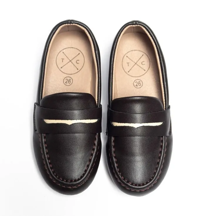 Tannery Co Earrings Tannery Co Kids Sepia Loafers