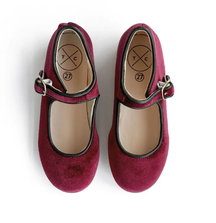 Tannery Co Earrings Tannery Co Ruby Mary Janes Ruby