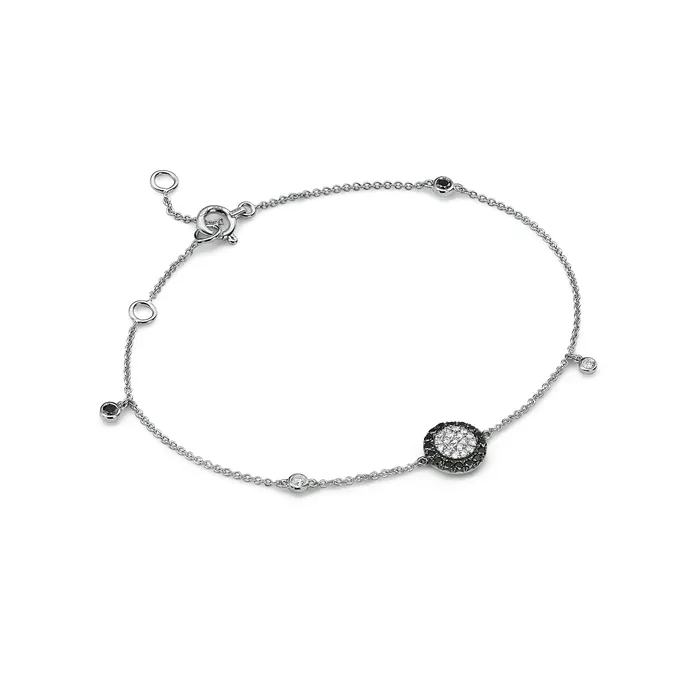 The Private Room Fine Jewelry Black and Gold Diamond Sun Bracelet Bracelets