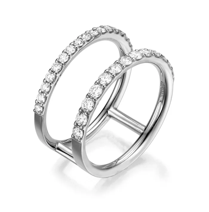 The Private Room Fine Jewelry Rings Double Band Diamond Ring