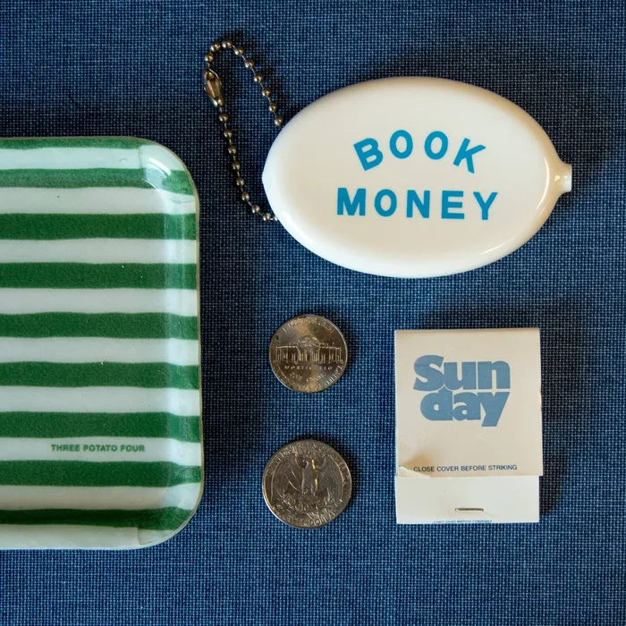 Three Potato Four Earrings Coin Pouch Book Money
