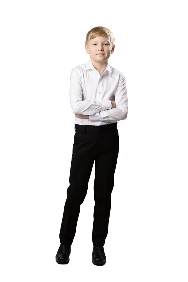TO Collection Rings TO Collection Boys Urban Stretch Pants Husky Black