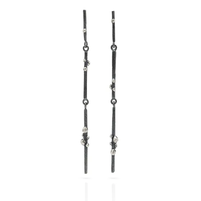 Triple Linear Dangle Earrings Dahlia Kanner Earrings