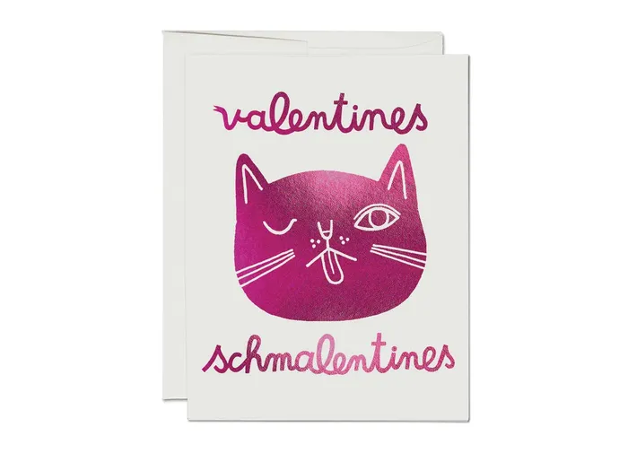 Valentines Schmalentines Red Cap Cards Earrings