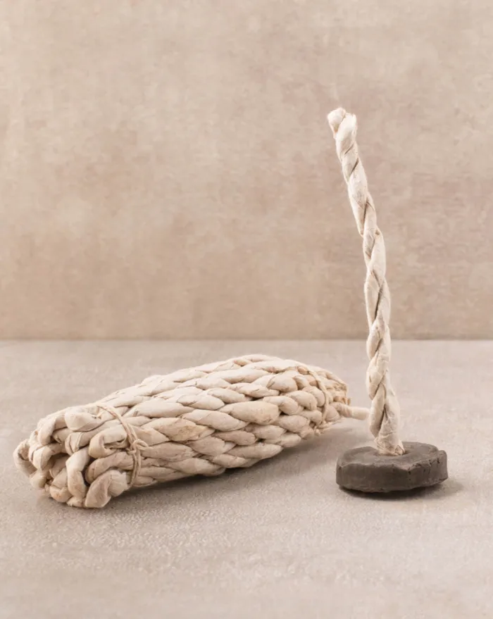 Wild Earth Earrings Sandalwood Rope Incense