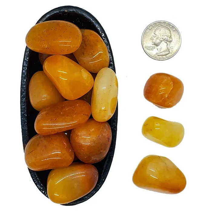 Yellow Aventurine Solar Plexus Tumbled Raiders of the Lost Art Earrings