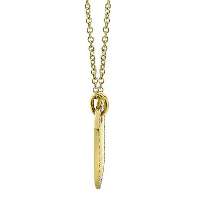 040CT DIAMOND DOG TAG NECKLACE SHY CREATIONS Necklaces