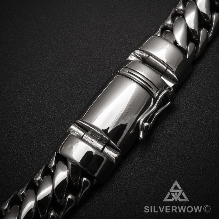15mm Woven Snake Necklace silverwow Necklaces