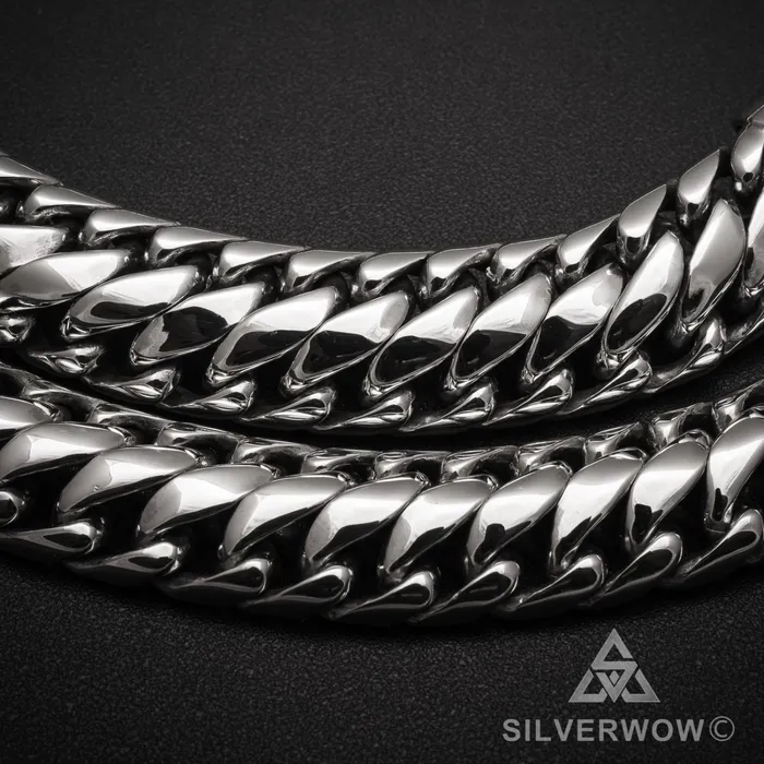 15mm Woven Snake Necklace silverwow Necklaces