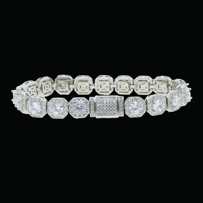 8MM Tennis Edition Iced Out Diamond Bracelet Tennis Bracelets
