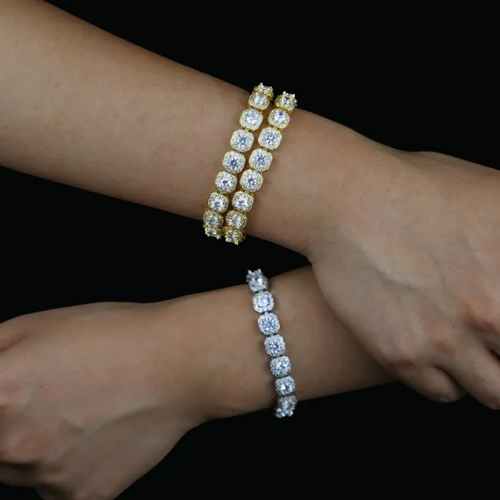 8MM Tennis Edition Iced Out Diamond Bracelet Tennis Bracelets
