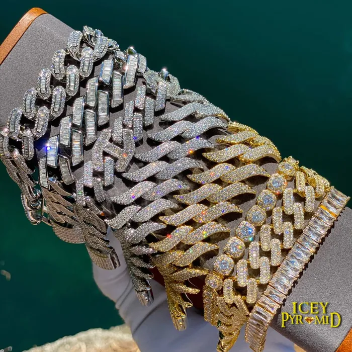 8MM Tennis Edition Iced Out Diamond Bracelet Tennis Bracelets