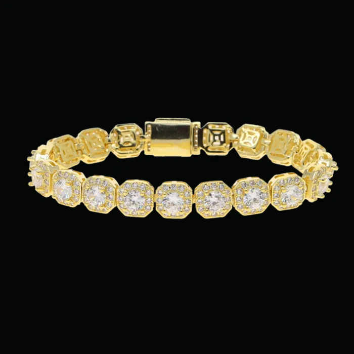 8MM Tennis Edition Iced Out Diamond Bracelet Tennis Bracelets