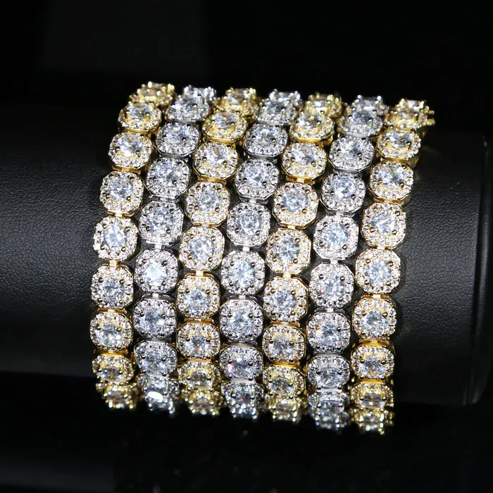 8MM Tennis Edition Iced Out Diamond Bracelet Tennis Bracelets