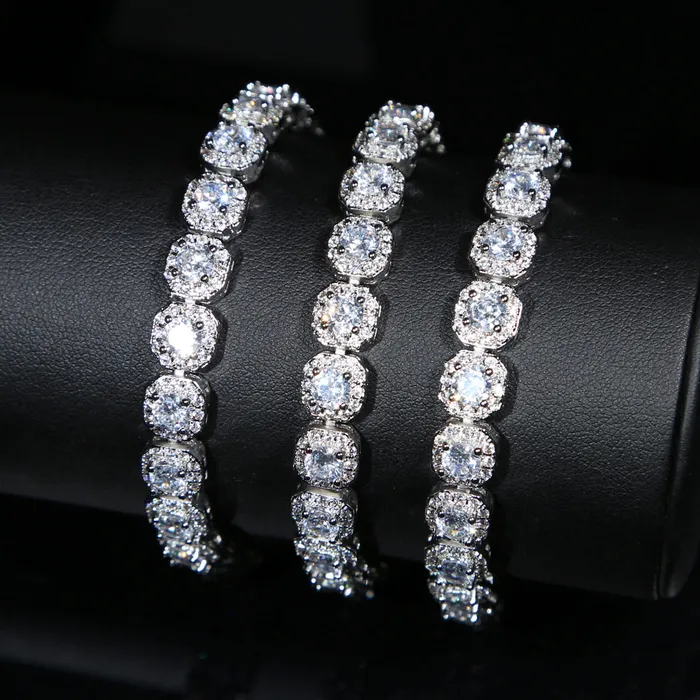 8MM Tennis Edition Iced Out Diamond Bracelet Tennis Bracelets