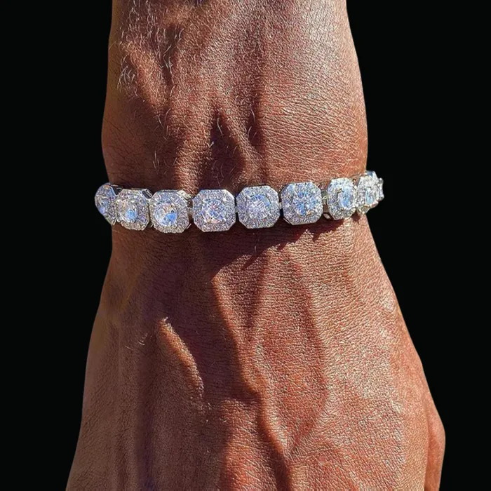 8MM Tennis Edition Iced Out Diamond Bracelet Tennis Bracelets