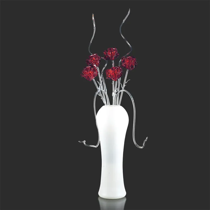 Arte di Murano Earrings Vase Roses composition