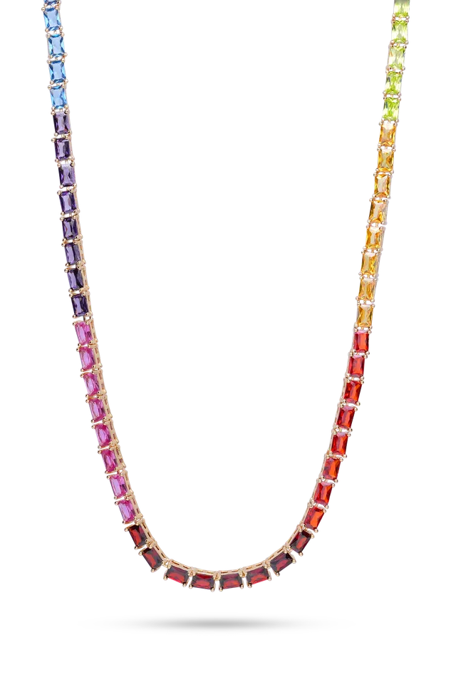 Baguette Chakra Necklace Crystal Haze Jewelry Necklaces