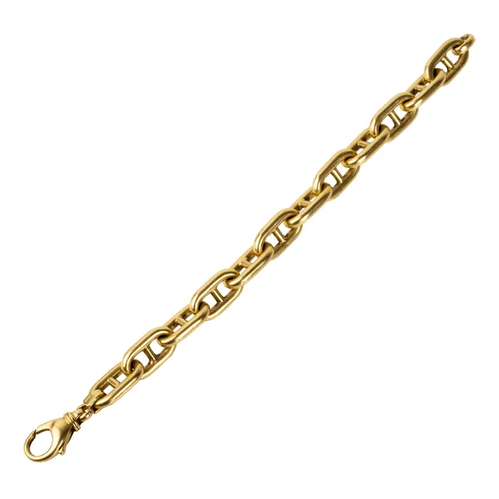 Bell Bird Antiques Bracelets Vintage Gold Anchor link Bracelet