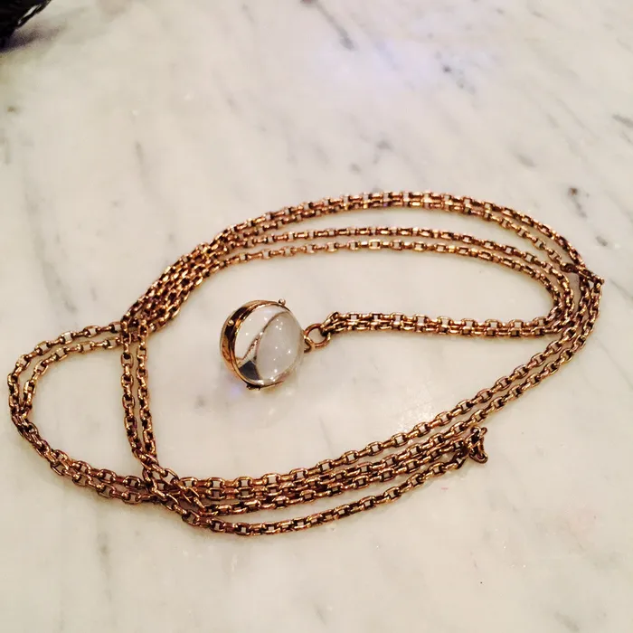 Bell Bird Antiques Necklaces Victorian Era Long Chain