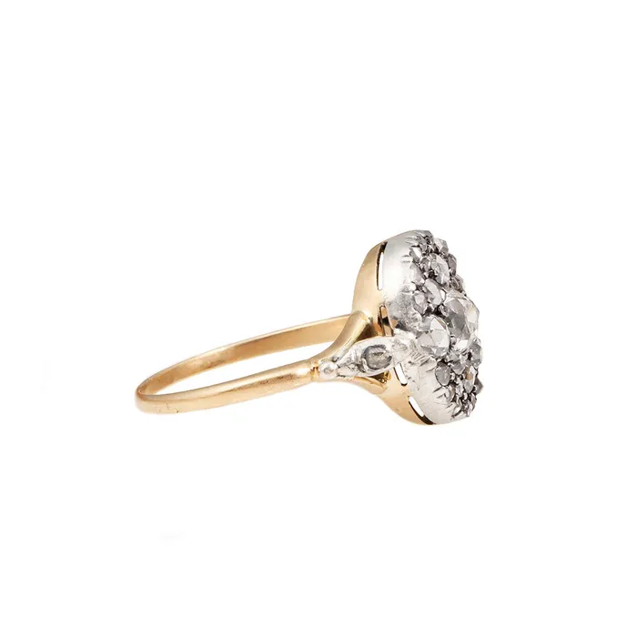 Bell Bird Antiques Rings Victorian Era Diamond Ring